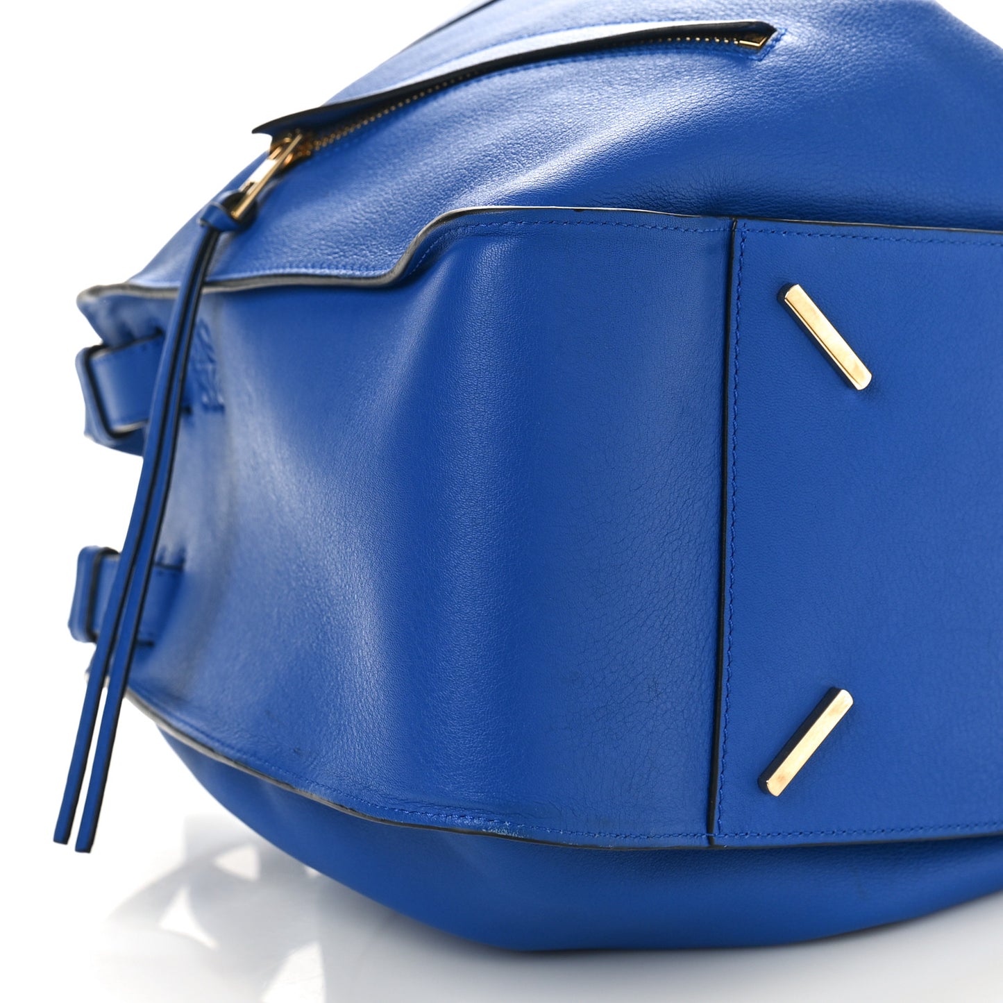 Calfskin Small Hammock Shoulder Bag Blue
