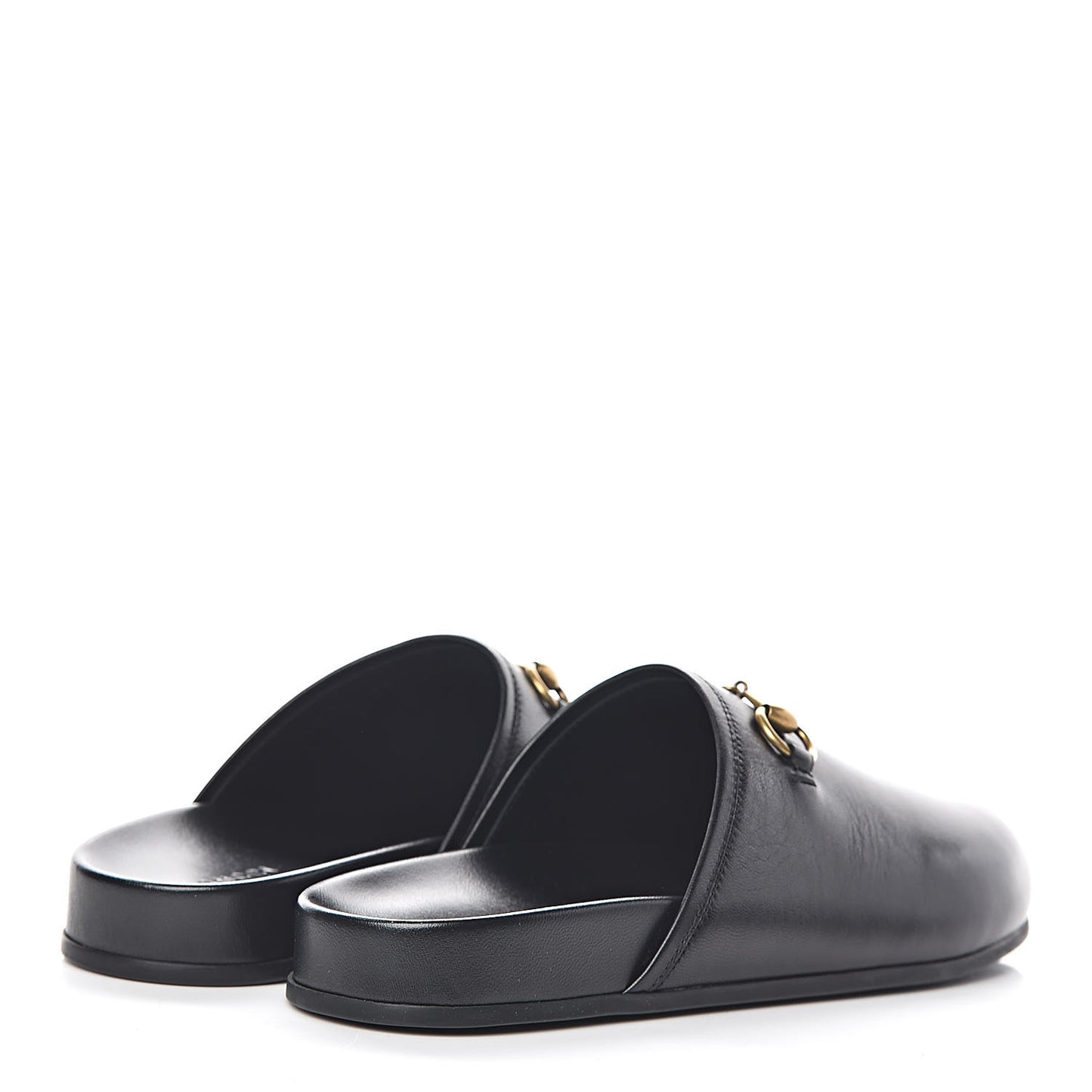 Malaga Kid Womens Horsebit River Slippers 36 Black