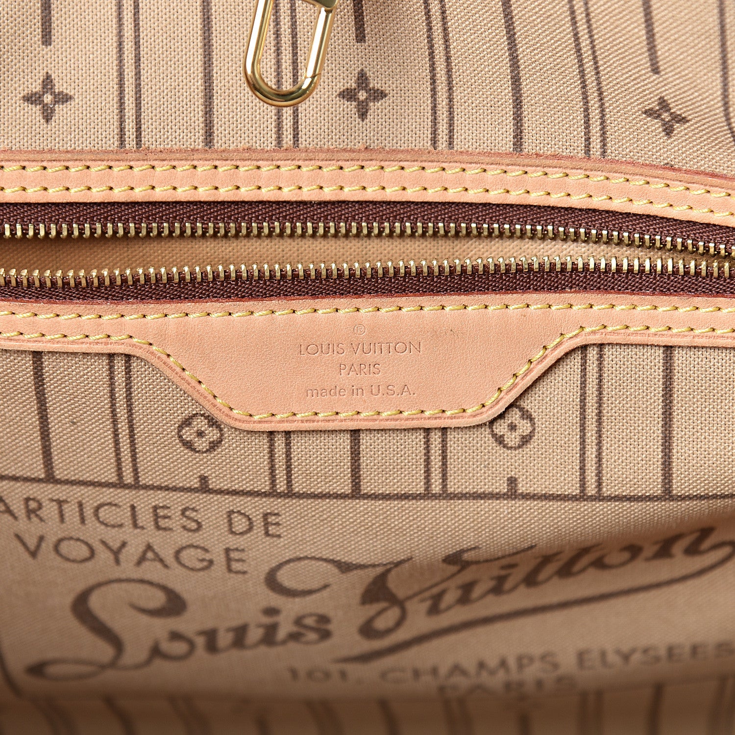 Louis Vuitton Monogram Neverfull GM 6 of 16