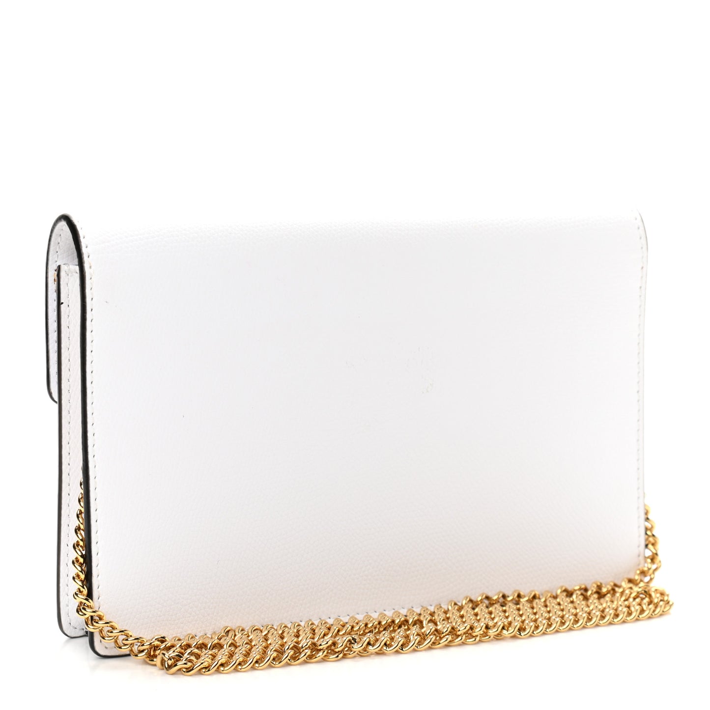 Vitello Cruise F is Fendi Medium Envelope Wallet on Chain Optical White