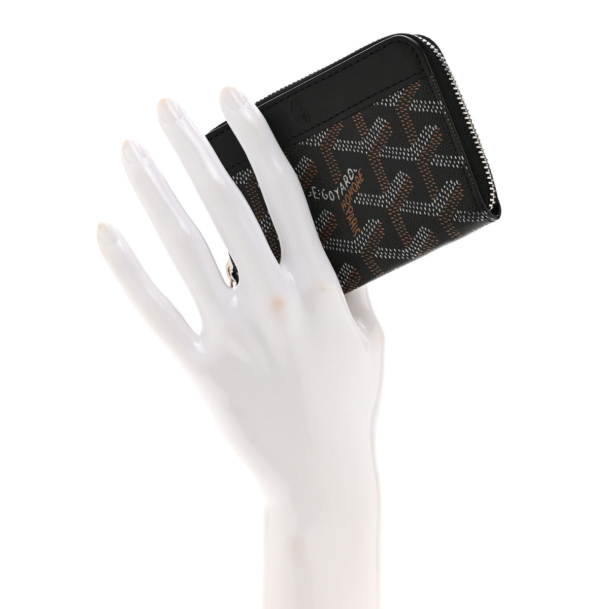 Goyard Goyardine Compact Wallet Black 2 of 10