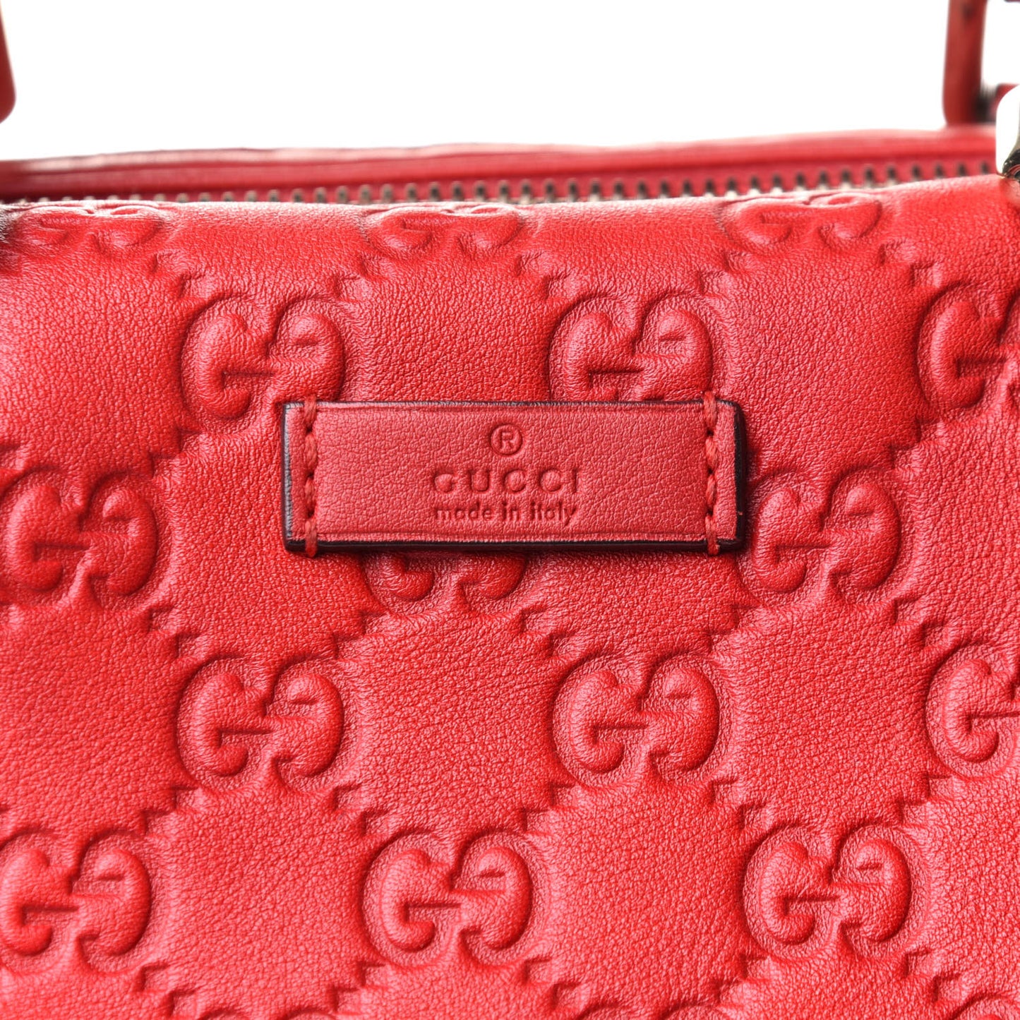 Guccissima Vitello Tender Medium Joy Boston Sporting Red