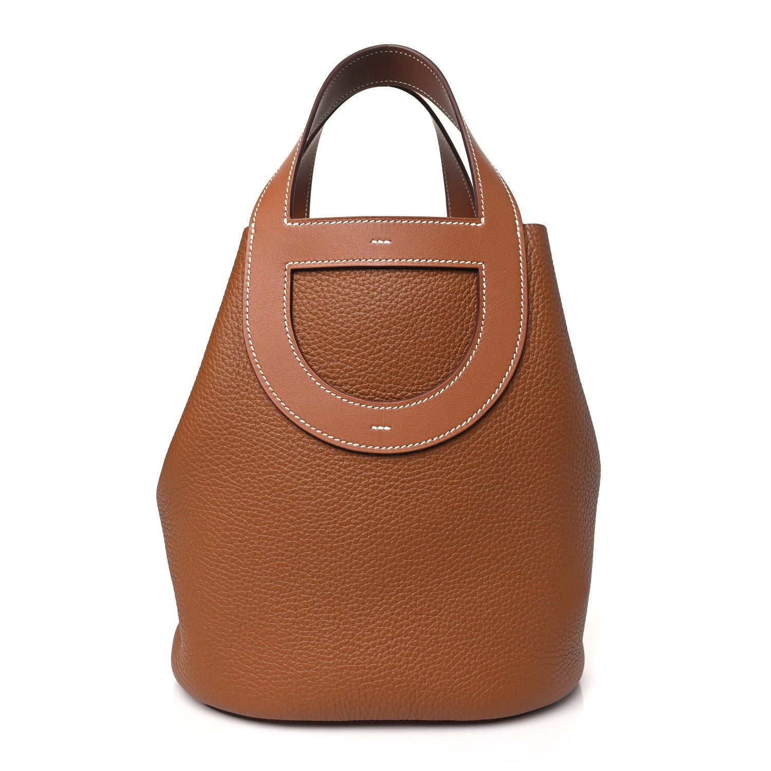 Hermes Taurillon Clemence Swift In-The-Loop 23 Bag Gold 1 of 10