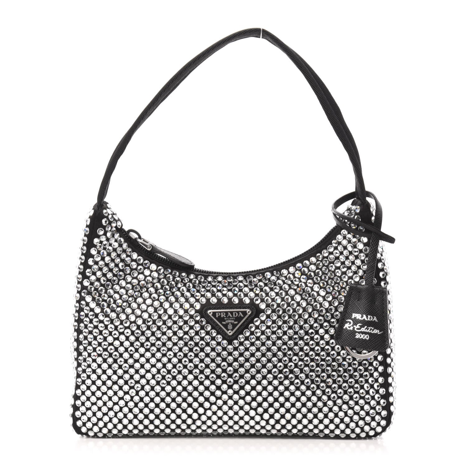 Prada Satin Crystal Mini Re-Edition 2000 Bag Cristal 1 of 11
