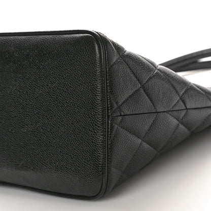 Chanel Caviar Quilted Medallion Tote Black 10 of 10