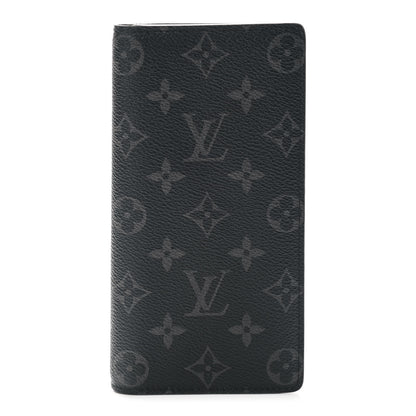 Louis Vuitton Monogram Eclipse Brazza Wallet 1 of 6