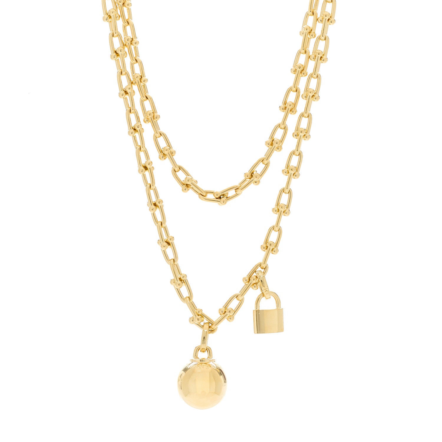TIFFANY 18K Yellow Gold HardWear Wrap Necklace by FASHIONPHILE
