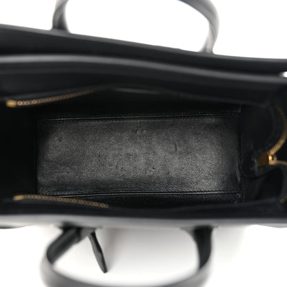 Celine Smooth Calfskin Nano Luggage Black 5 of 13