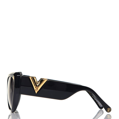 Louis Vuitton Acetate My Fair Lady Sunglasses Z0902W Black 3 of 7
