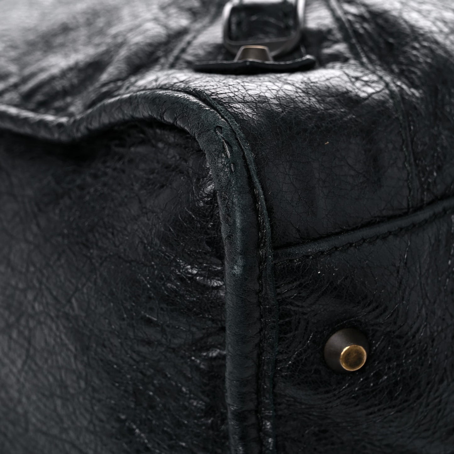 Agneau Classic Hardware Weekender Black