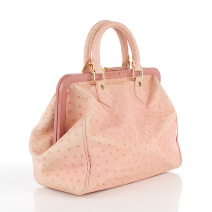 Louis Vuitton Ostrich Frame Speedy Pink 3 of 7