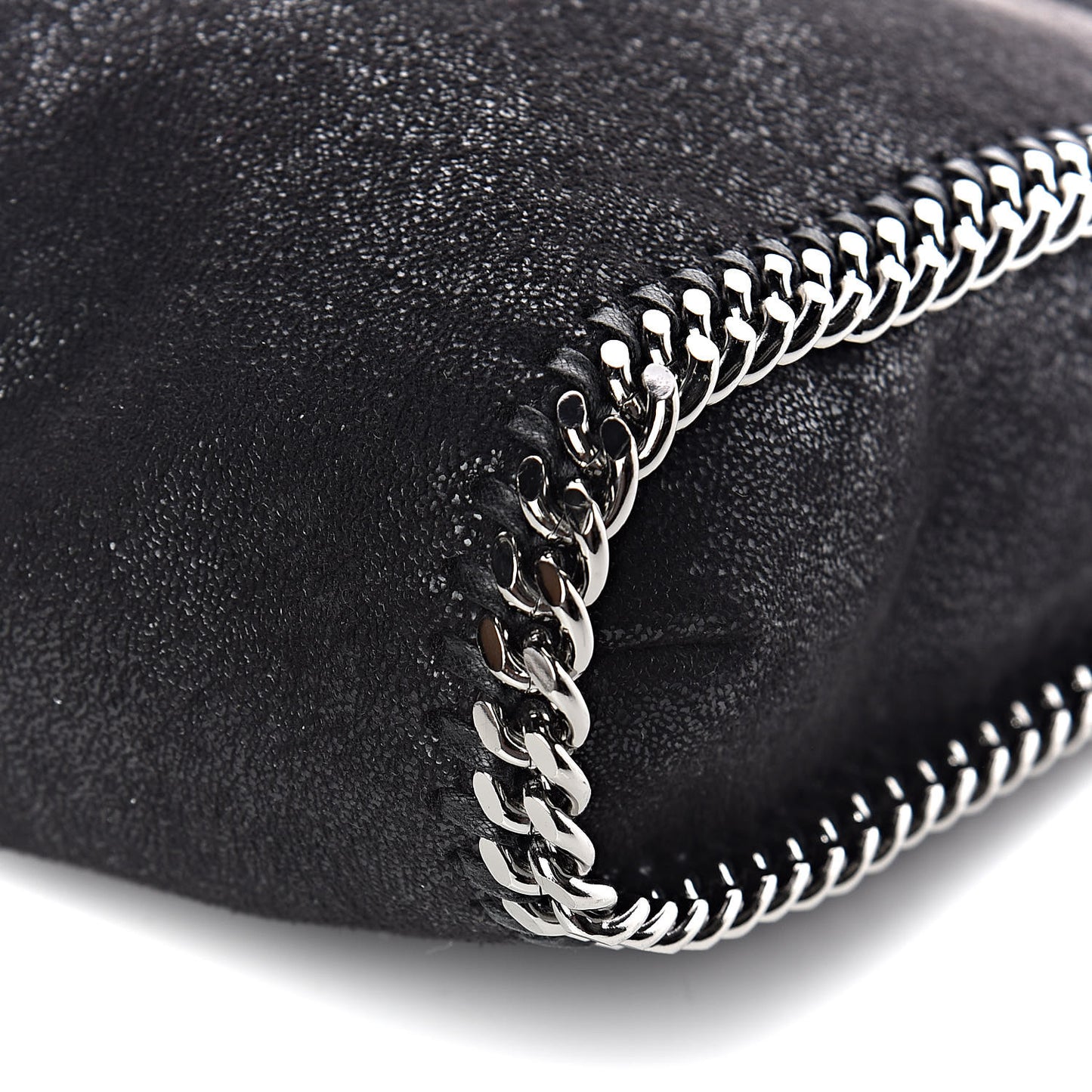 Shaggy Deer Small Falabella Tote Black