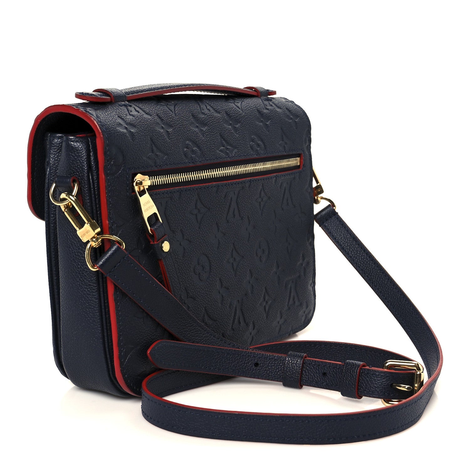 Louis Vuitton Empreinte Pochette Metis Marine Rouge 3 of 11