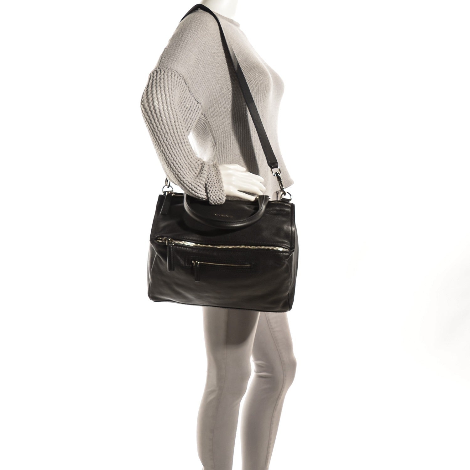 Givenchy Sugar Goatskin Medium Pandora Black 2 of 9