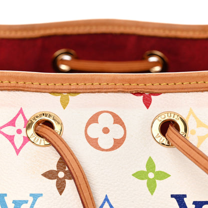 Louis Vuitton Monogram Multicolor Petit Noe White 10 of 10