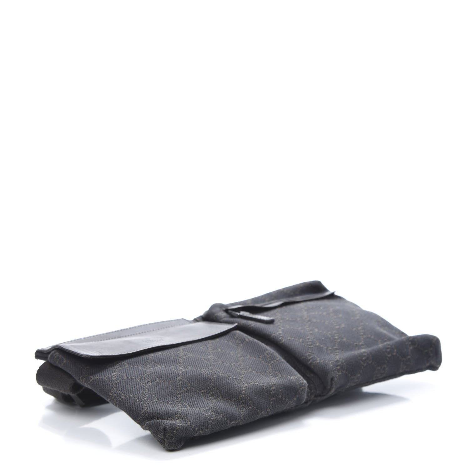 Gucci GG Monogram Double Pocket Belt Bag Black 4 of 12