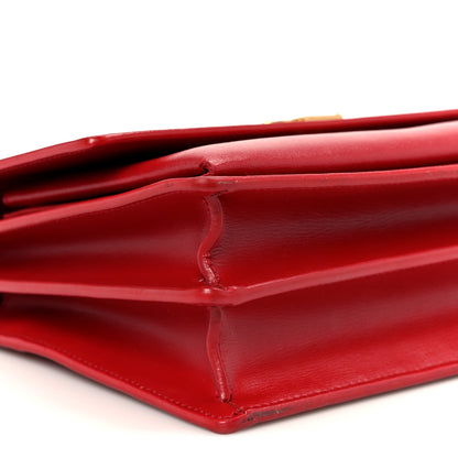 Saint Laurent Calfskin Medium Monogram Sunset Rouge Eros 11 of 12