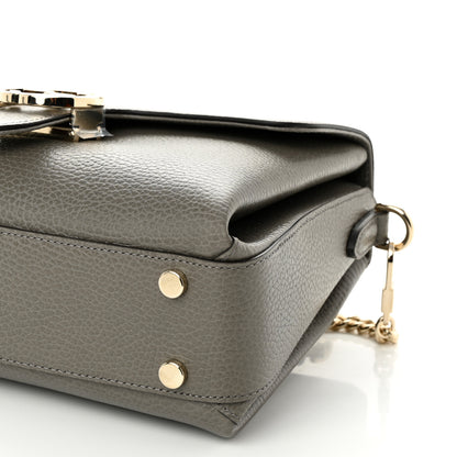 Gucci Dollar Calfskin Interlocking G Top Handle Shoulder Bag Loess 9 of 9