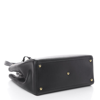 Fendi Vitello Elite Regular 2Jours Tote Black 3 of 8