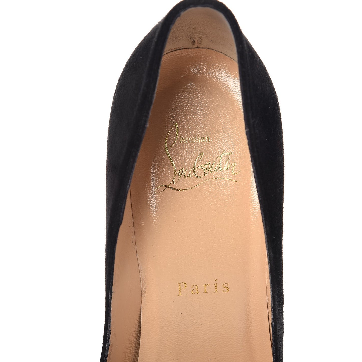 Suede Pigalle Follies 100 Pumps 36.5 Black