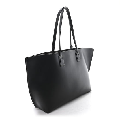 Burberry Calfskin Monogram Motif TB Medium Soft Tote Black 3 of 10