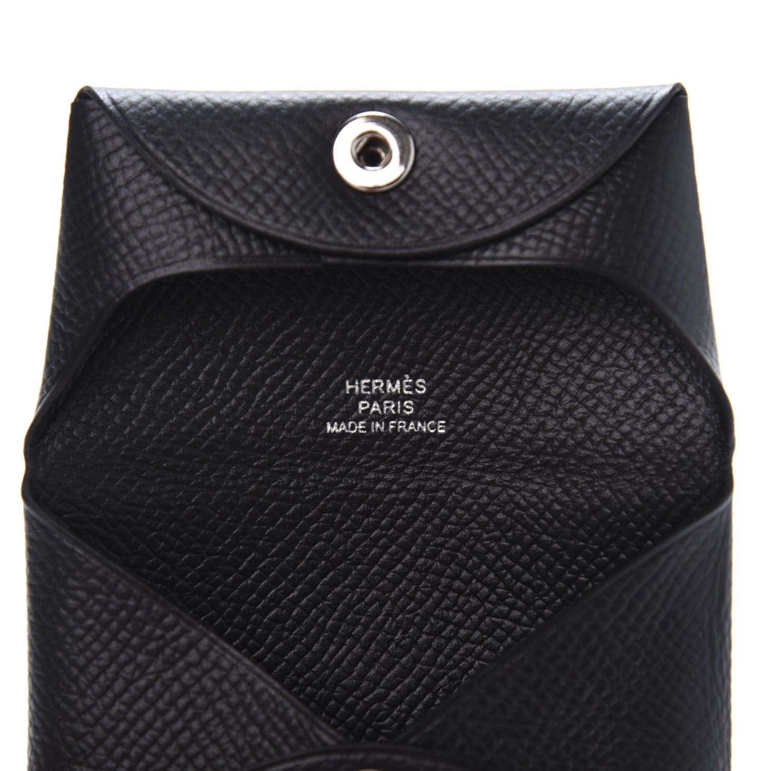 Hermes Epsom Bastia Coin Purse Black 5 of 7