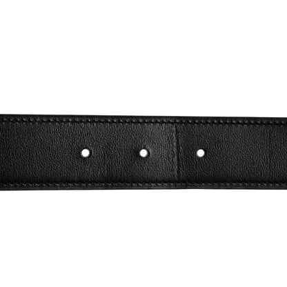 Hermes Box Togo 32mm Martelee H Belt 90 Black Etain 5 of 7