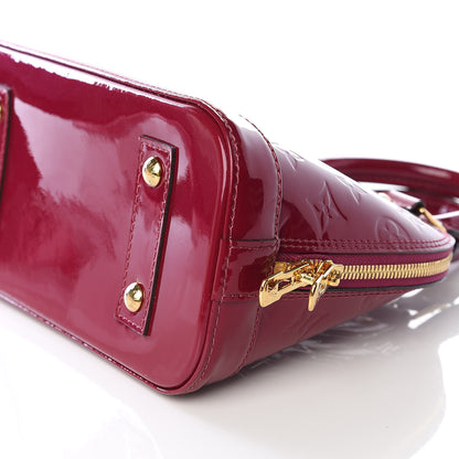 Louis Vuitton Vernis Alma BB Magenta 6 of 8