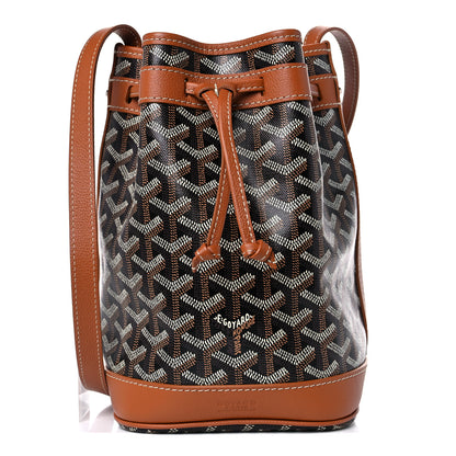 Goyard Goyardine Petit Flot Bucket Bag PM Black Gold 5 of 21