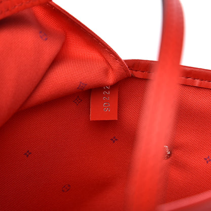 Louis Vuitton Monogram Escale Neverfull MM Rouge 8 of 12
