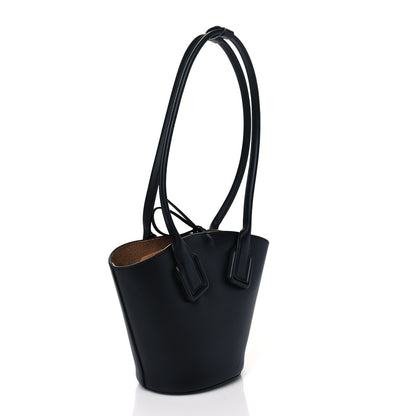 Bottega Veneta Calfskin Small Basket Tote Black 2 of 9