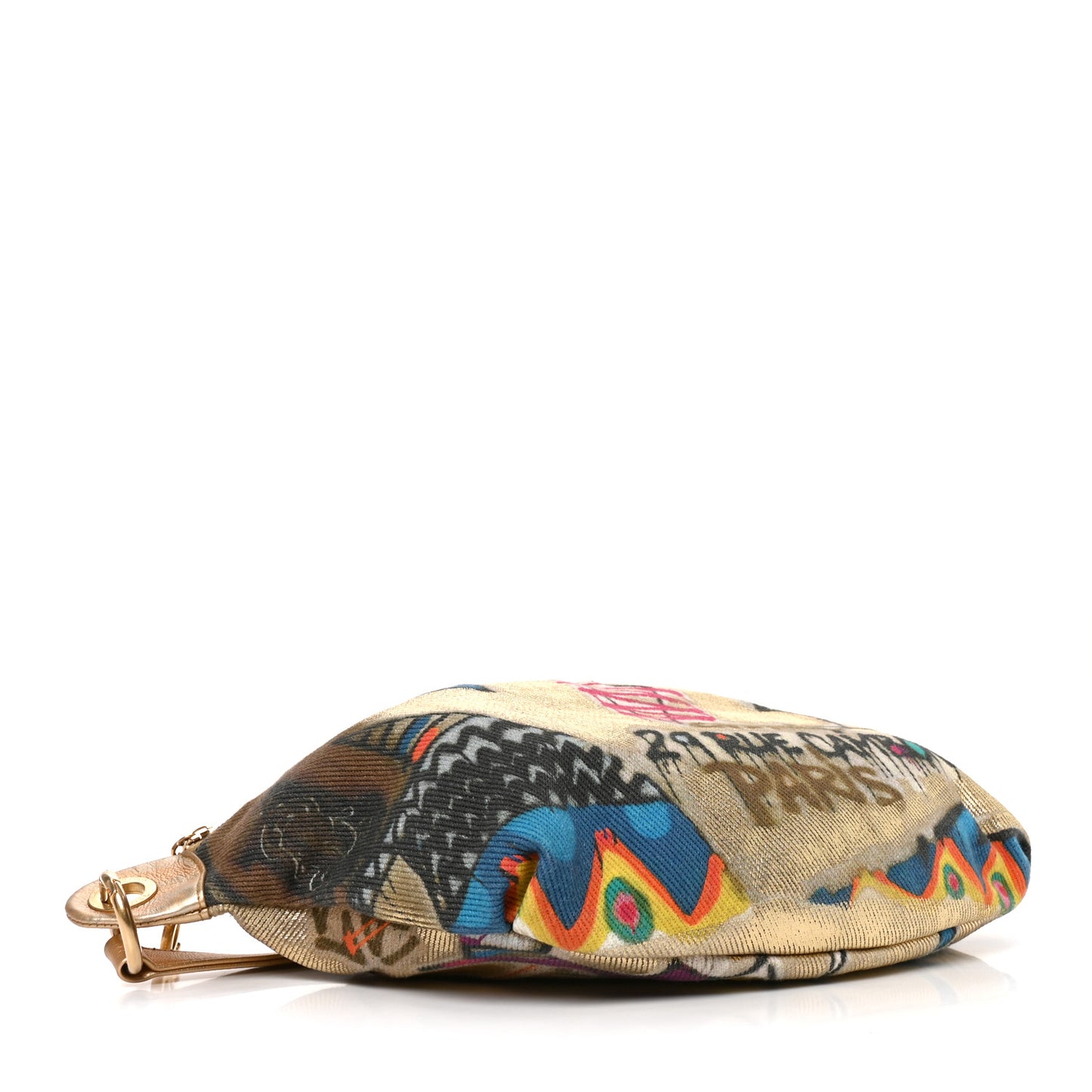Graffiti Printed Canvas Street Spirit Waist Belt Bag Multicolor