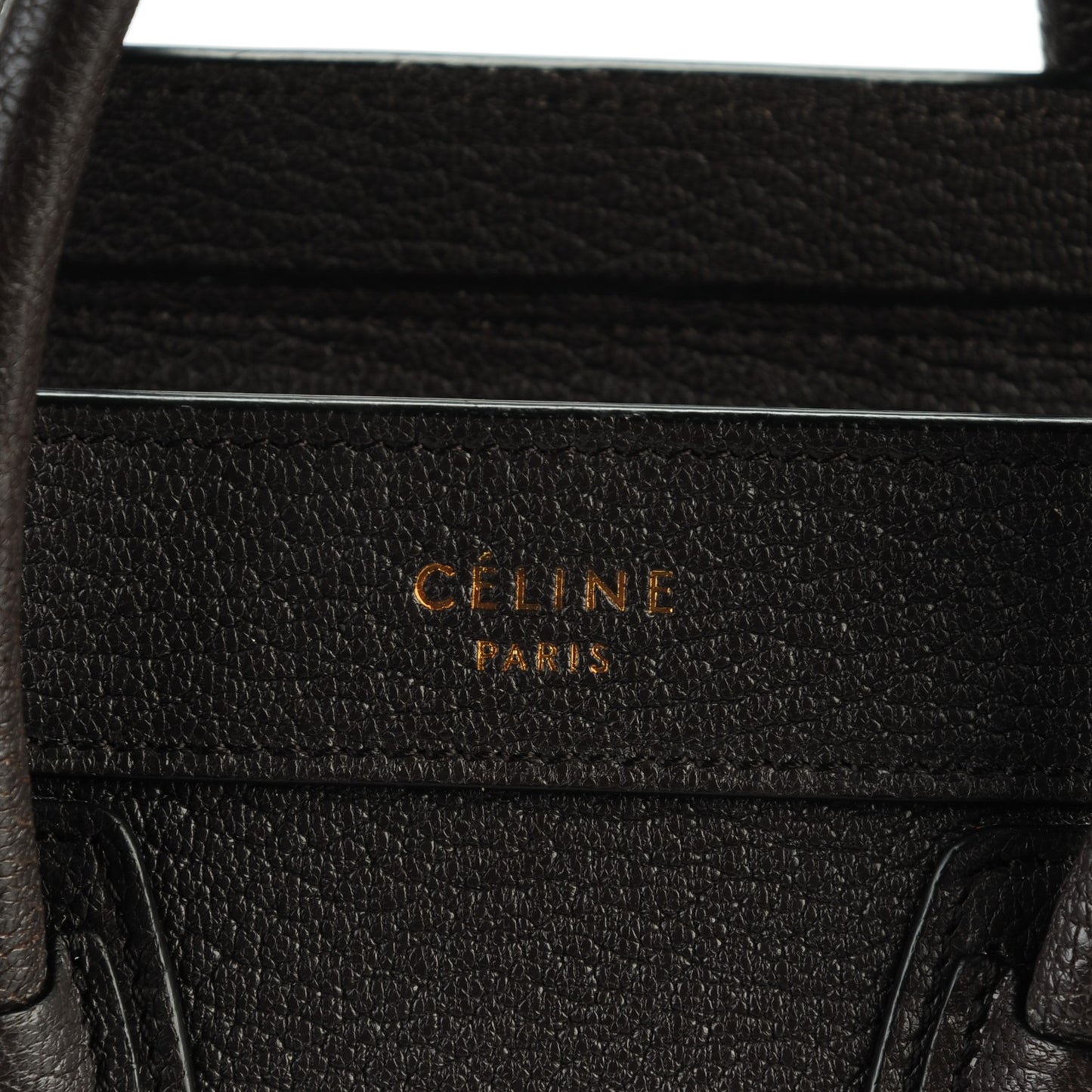 Goatskin Nano Luggage Dark Taupe