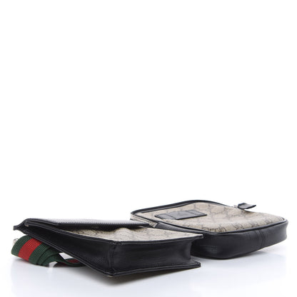 Gucci GG Supreme Monogram Web Belt Bag Black 4 of 8