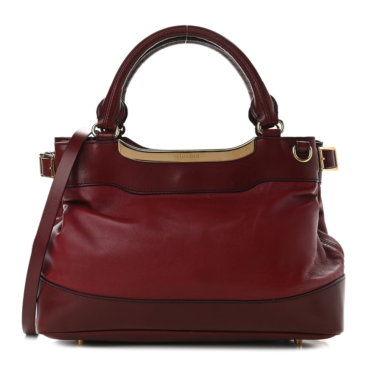 Lambskin Small Hepburn Satchel Red