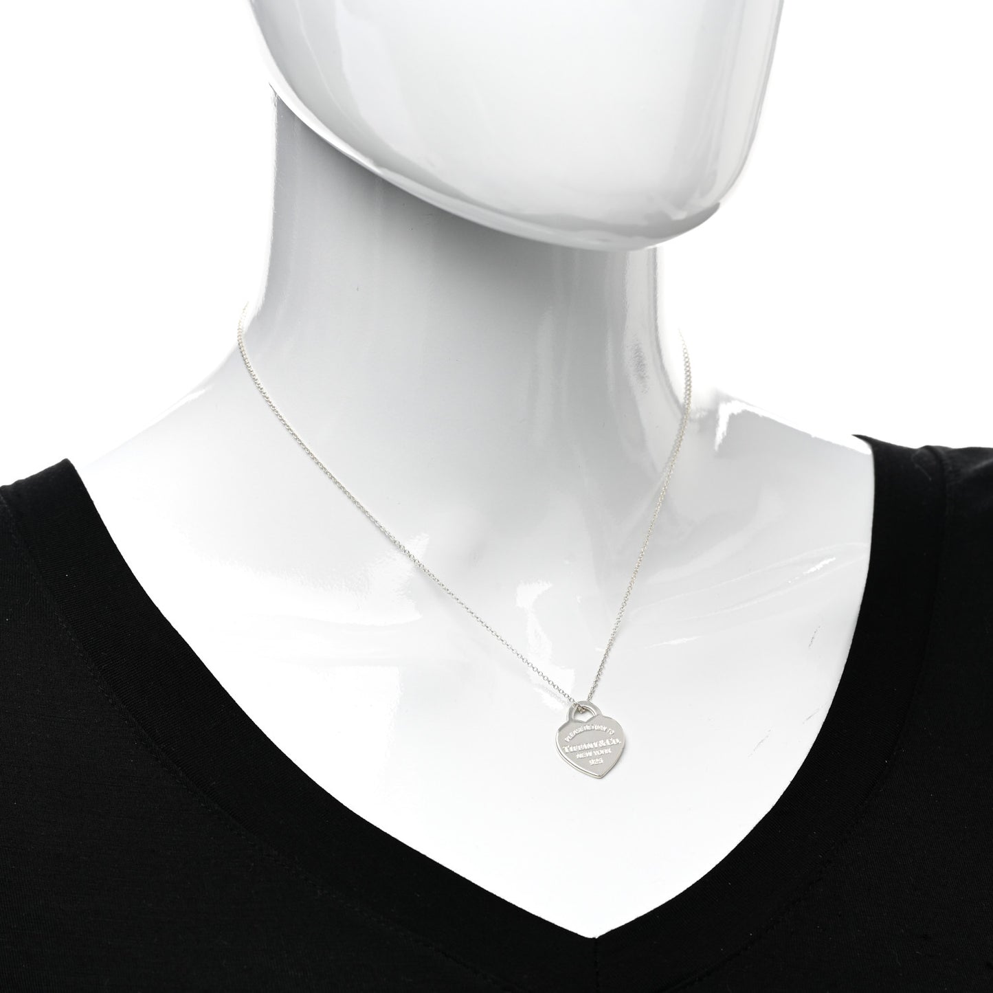 Sterling Silver Small Return to Tiffany Heart Pendant Necklace
