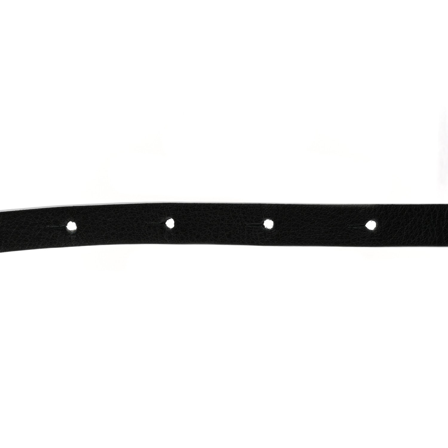 Chanel Calfskin Chain Logo Skinny Belt 85/34 Black 3 of 7