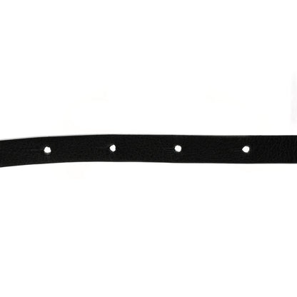 Chanel Calfskin Chain Logo Skinny Belt 85/34 Black 3 of 7