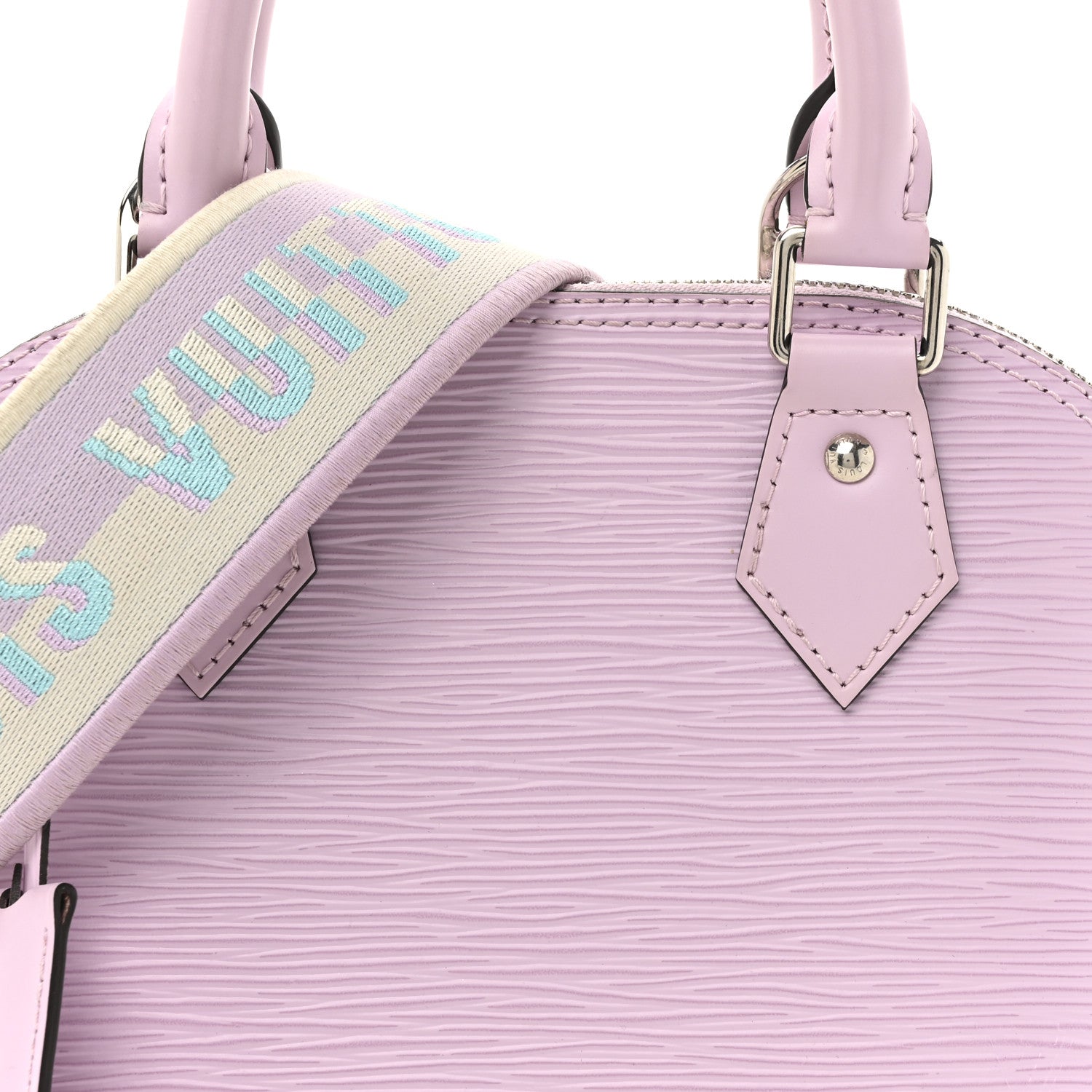 Louis Vuitton Epi Jacquard Alma BB Light Pink 7 of 9