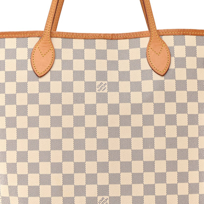 Louis Vuitton Damier Azur Neo Neverfull MM Rose Ballerine 9 of 25
