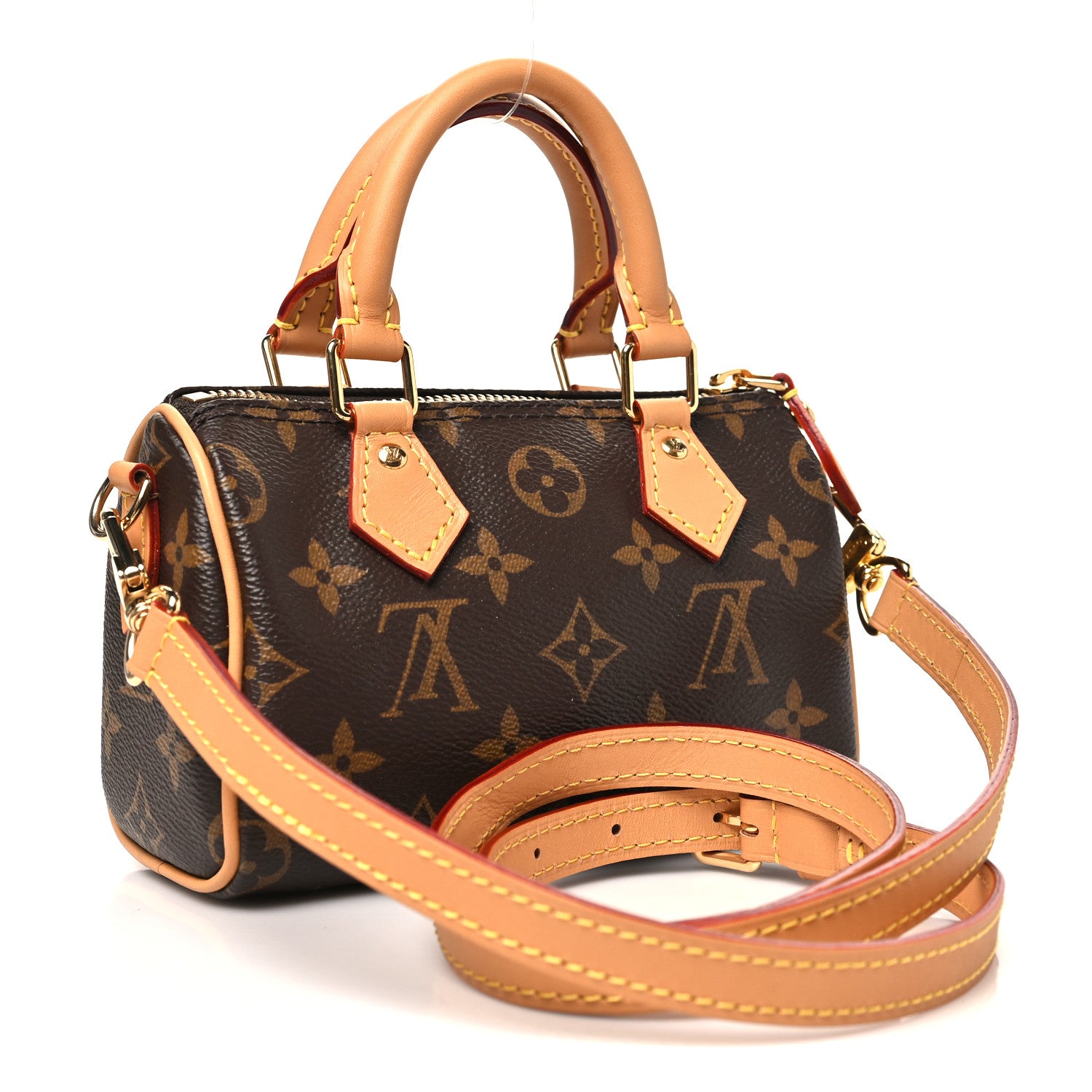 Louis Vuitton Monogram Nano Speedy Bandouliere 3 of 10