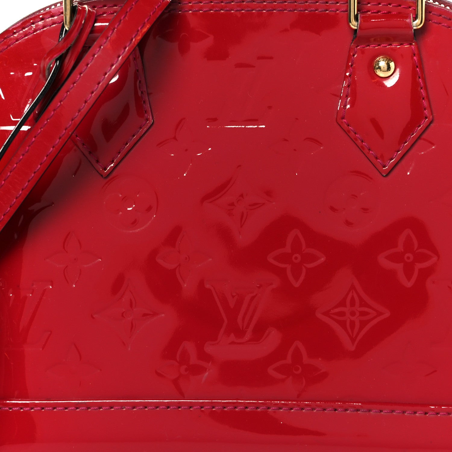 Louis Vuitton Vernis Alma BB Rose Indien 8 of 10