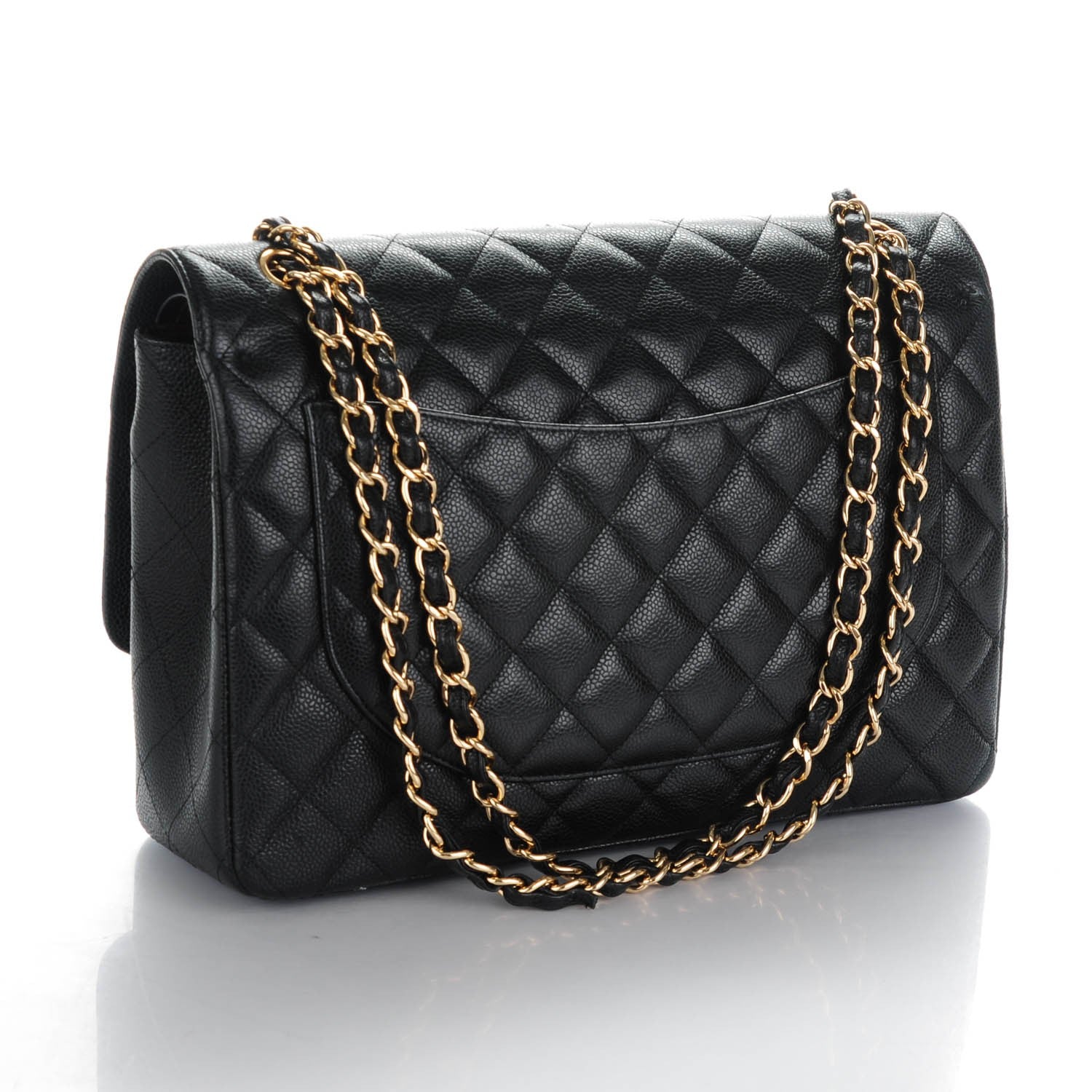 Chanel Caviar Quilted Maxi Double Flap Black 3 of 10