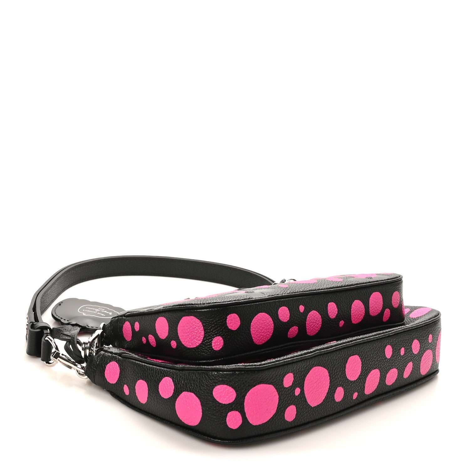 Louis Vuitton LV X YK Empreinte Multi Pochette Accessories Black Fuchsia 4 of 9