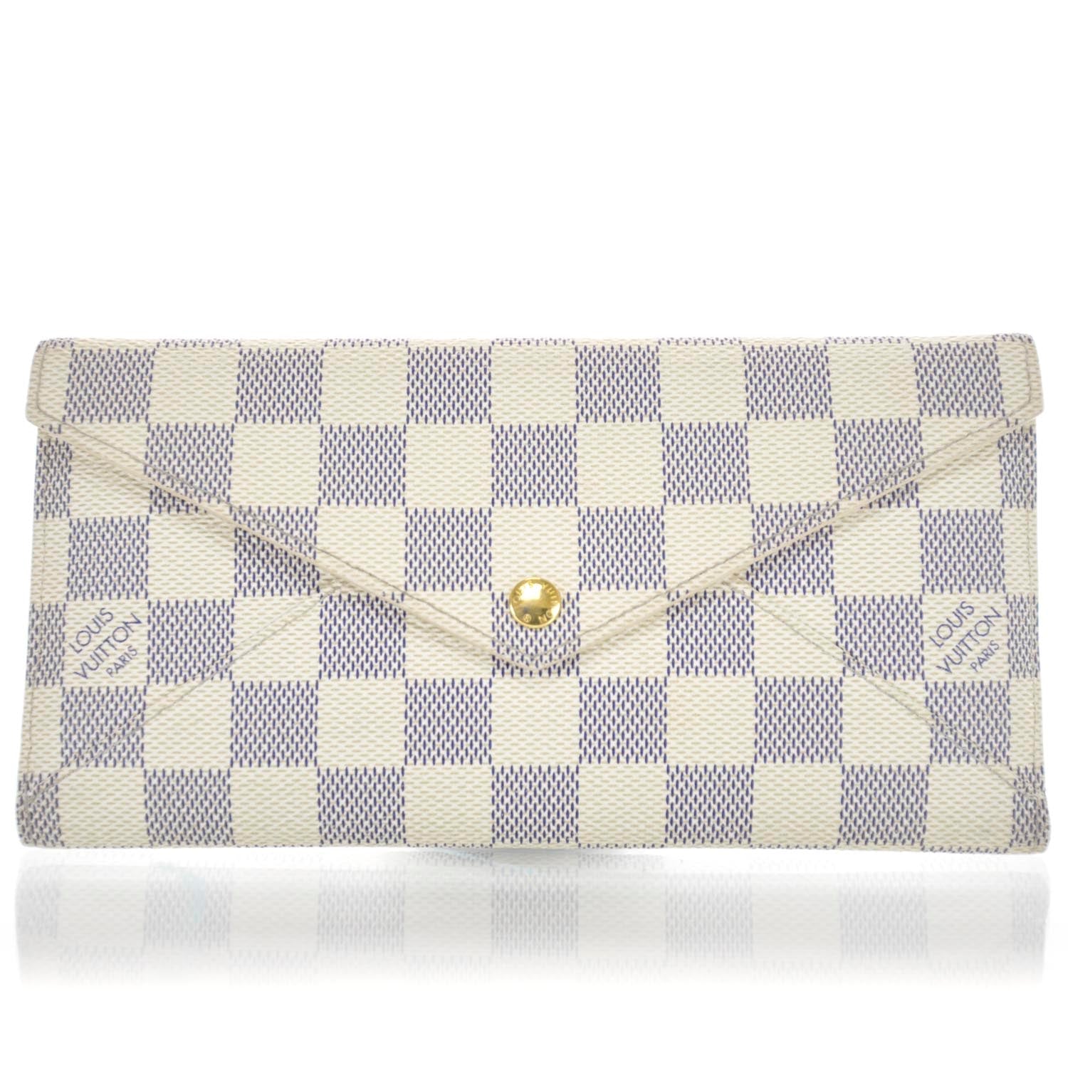 Louis Vuitton Damier Azur Long Origami Wallet 1 of 8