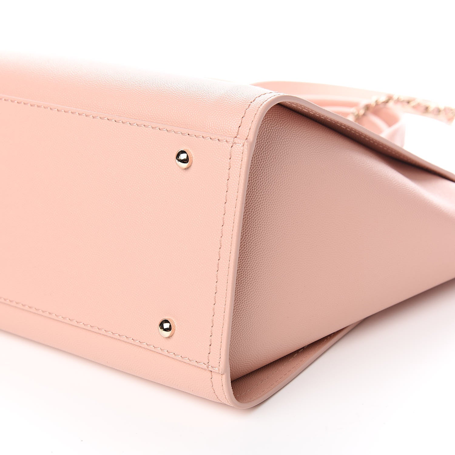 Chanel Caviar Small Studded Deauville Tote Light Pink 9 of 11