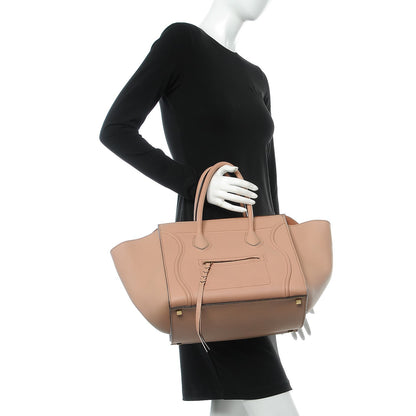 Celine Supple Calfskin Medium Phantom Luggage Flesh 2 of 13