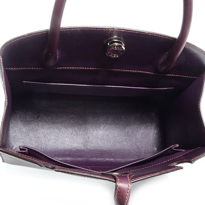 Hermes Box Leather Dalvy 30 Raisin 5 of 9