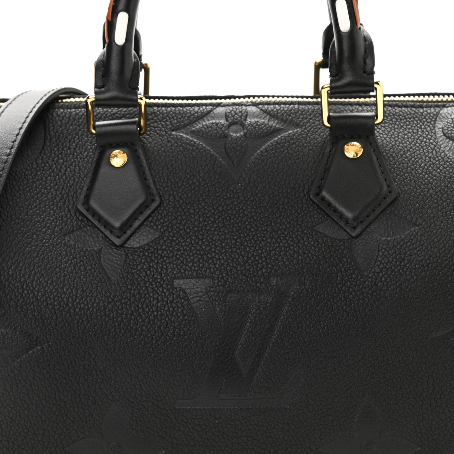 Louis Vuitton Empreinte Monogram Giant Wild At Heart Speedy Bandouliere 25 Black 6 of 9
