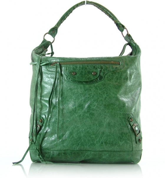 Balenciaga Leather Day Hobo Emerald 1 of 9